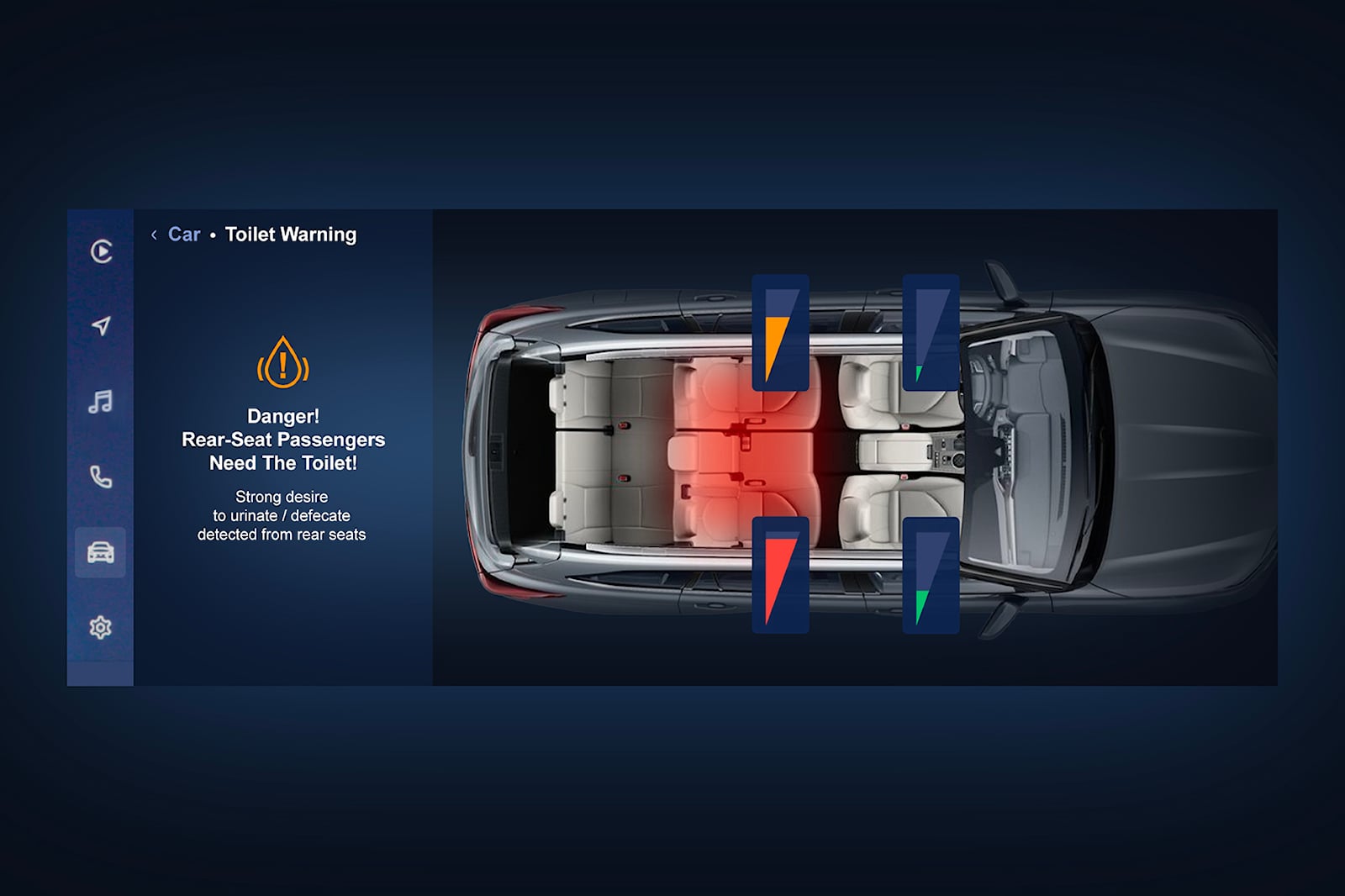 Акупунктура и видеокамеры: автомобили Toyota научат понимать, когда ребенок в салоне хочет в туалет