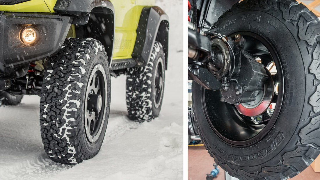 Всього 12 позашляховиків: Suzuki Jimny "злетів" над дорогою на 40 сантиметрів