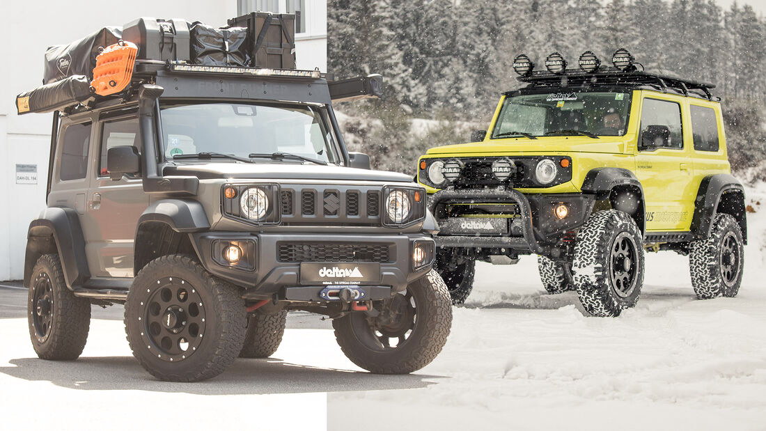 Всього 12 позашляховиків: Suzuki Jimny "злетів" над дорогою на 40 сантиметрів