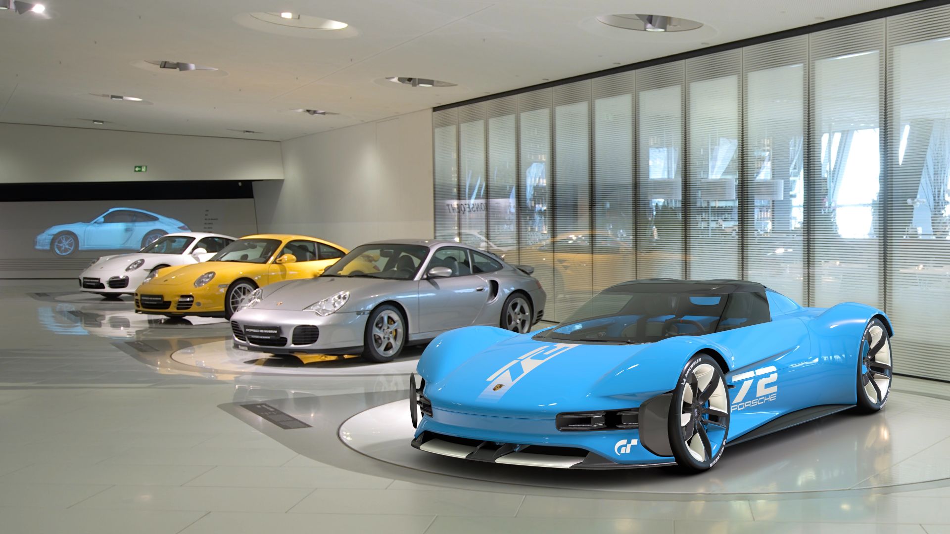 1000-сильный суперкар для всех: Porsche предлагает каждому испытать свой новый электрический концепт